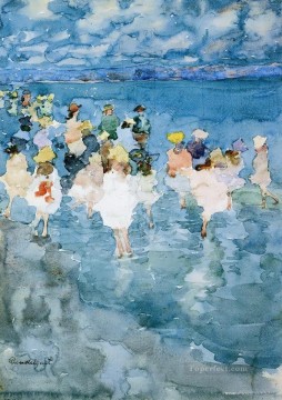 Maurice Prendergast Niños en la playa Impresionismo infantil Pinturas al óleo